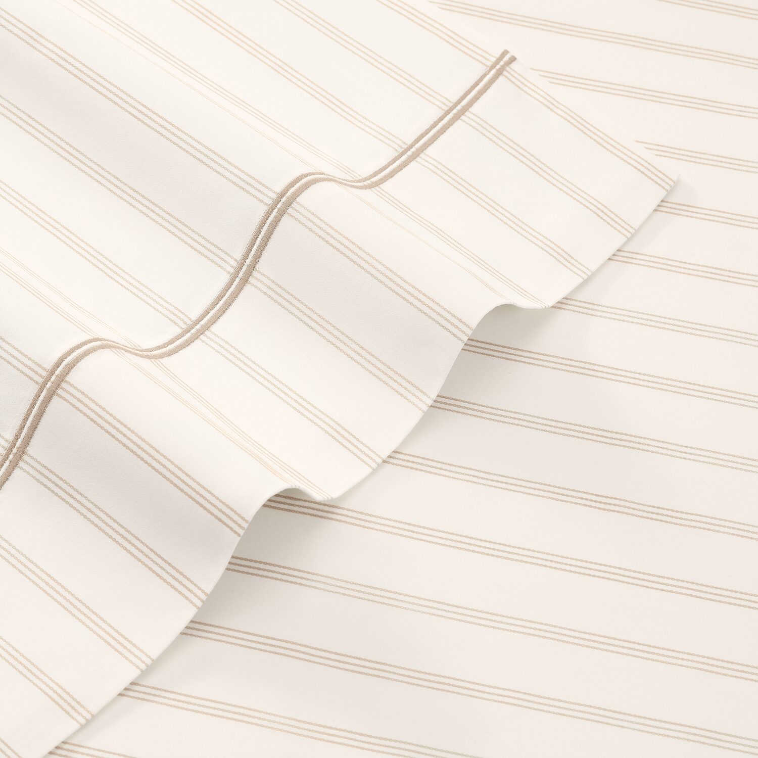 Fieldcrest 400tc Classic Chain Stripe Sheet Set
