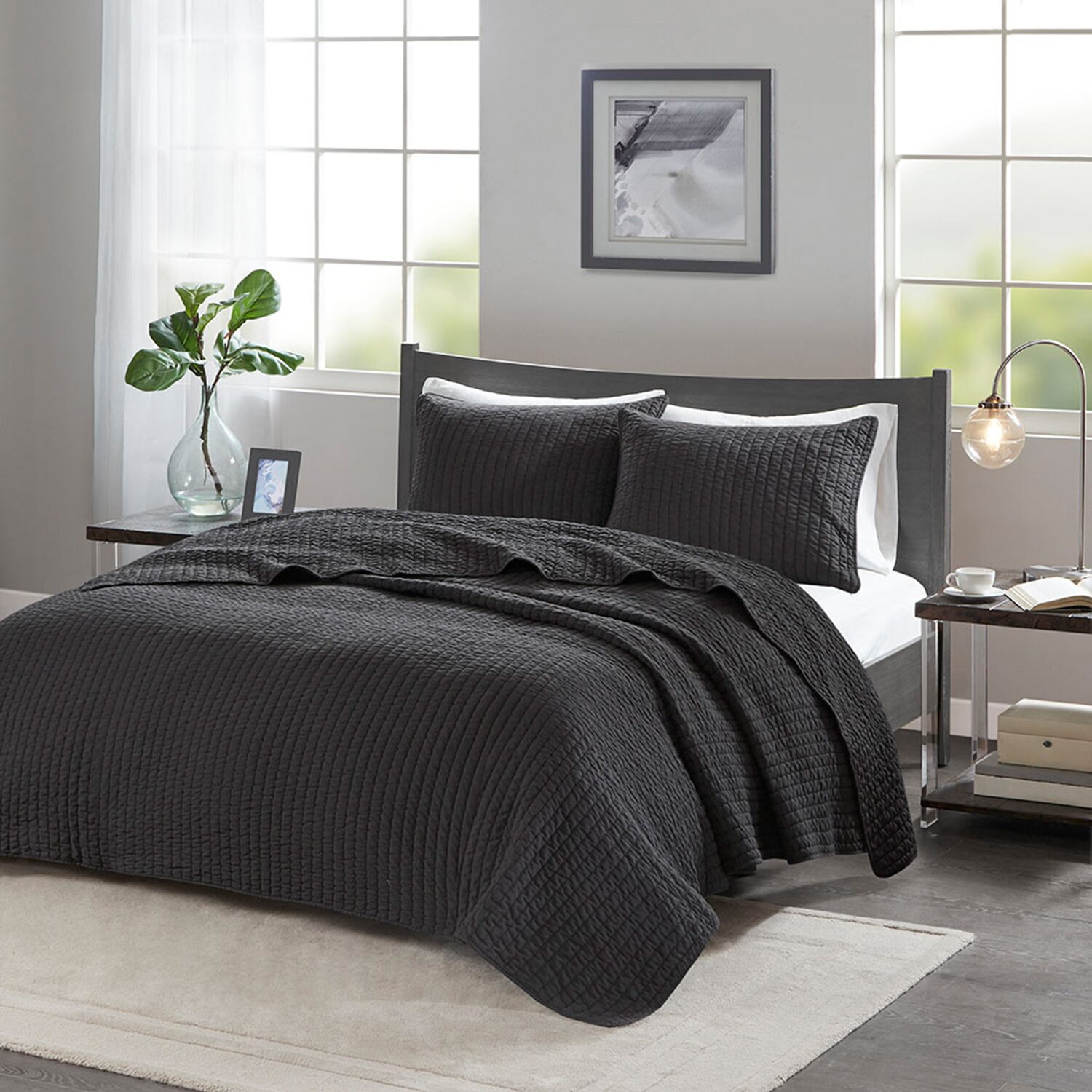 Madison Park Jaxson Antimicrobial Treated 3-Pc Quilt Set