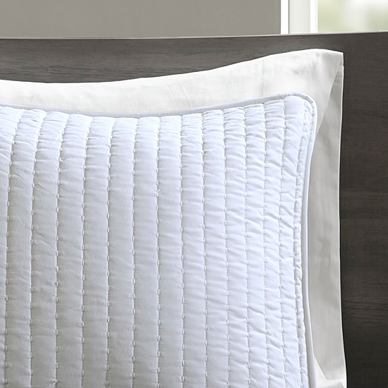 Madison Park Jaxson 3-Pc Quilt Set with Breathable Cotton-rich Blend Filling