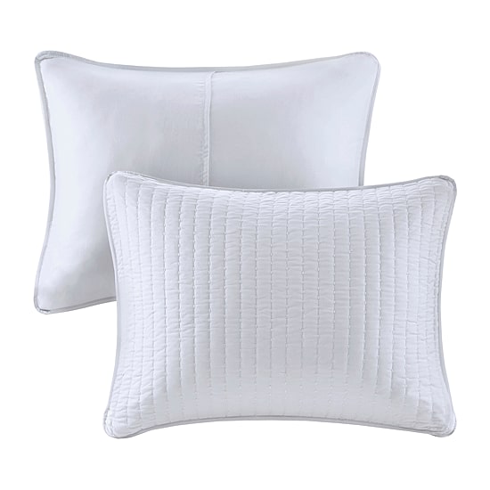 Madison Park Jaxson 3-Pc Quilt Set with Breathable Cotton-rich Blend Filling