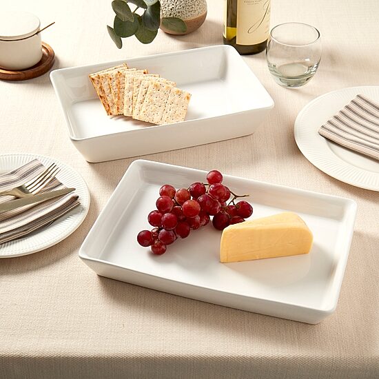 Denmark Ceramic 2-pc. Serving Platter Set