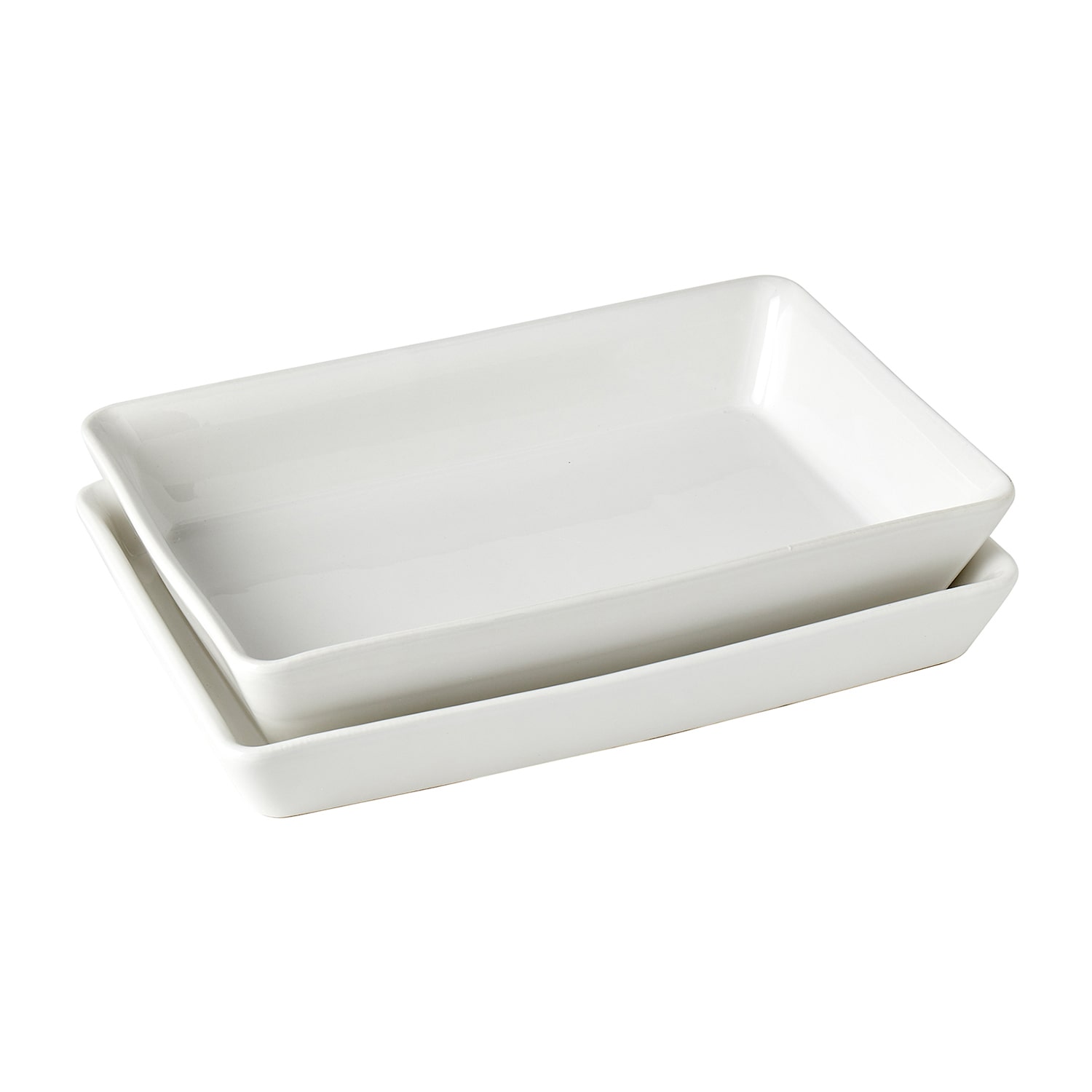Denmark Ceramic 2-pc. Serving Platter Set