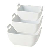 Denmark 3-pc. Stoneware Serving Bowl