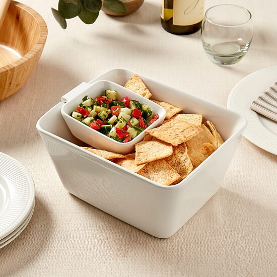 Denmark 2-pc. Ceramic Chip & Dip Set