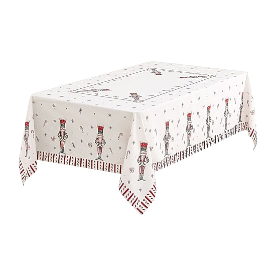 Avanti Nutcracker Candy Holiday Tablecloth