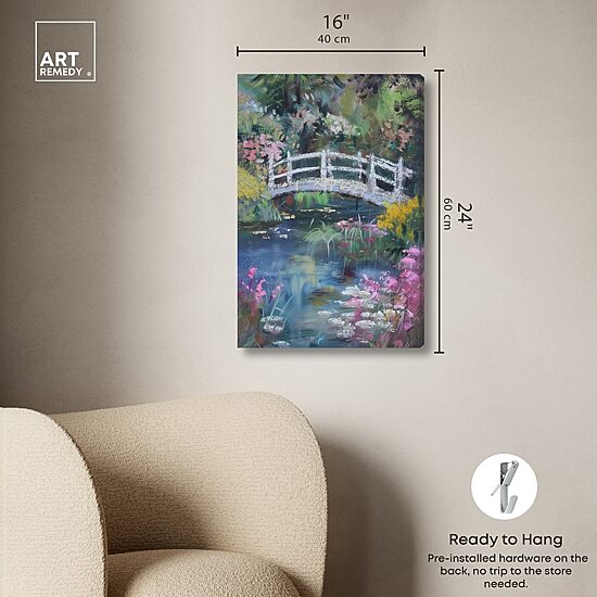 ART REMEDY® "Hidden Garden" Giclee Floral And Botanical Canvas Art