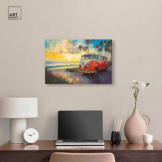 ART REMEDY® "Memories At The Beach" Giclee Entertainment And Hobbies Canvas Art