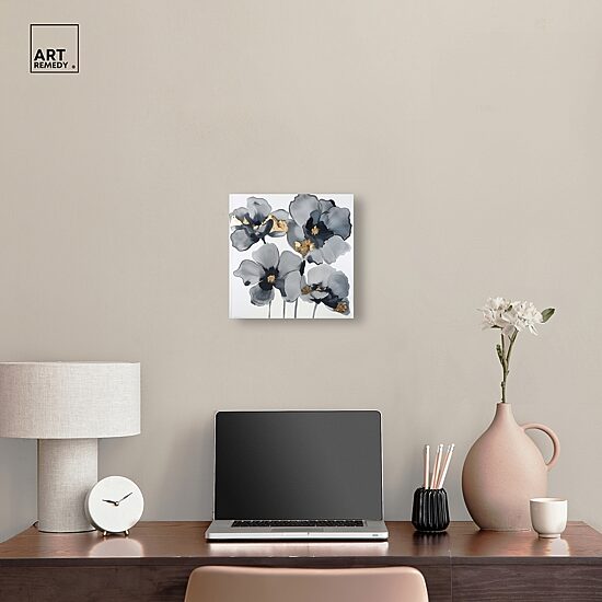 ART REMEDY® "Drama Flora" Giclee Floral And Botanical Canvas Art