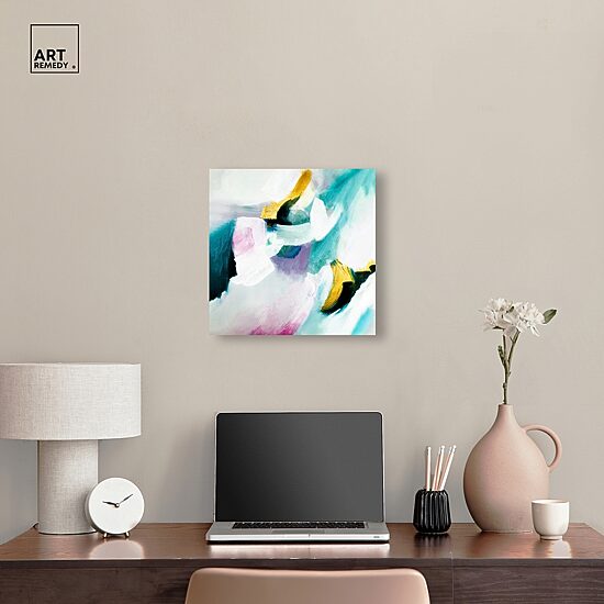 ART REMEDY® "Still Violas Ii" Giclee Abstract Canvas Art