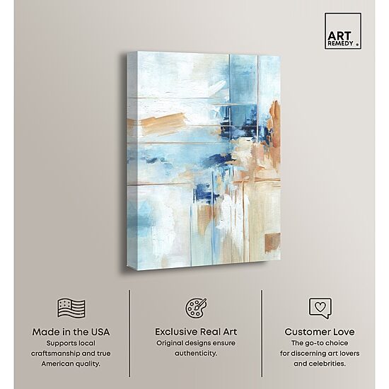 ART REMEDY® "House Of Lines I" Giclee Abstract Canvas Art