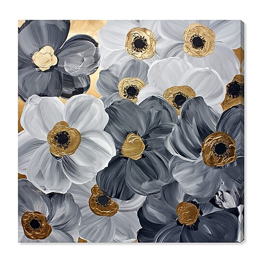 ART REMEDY® "Fields And Fields" Giclee Floral And Botanical Canvas Art