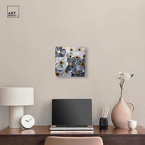 ART REMEDY® "Fields And Fields" Giclee Floral And Botanical Canvas Art