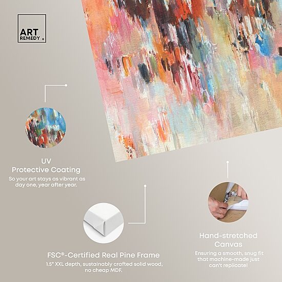 ART REMEDY® "Lovely Feeling" Giclee Abstract Canvas Art