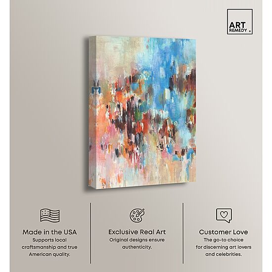 ART REMEDY® "Lovely Feeling" Giclee Abstract Canvas Art