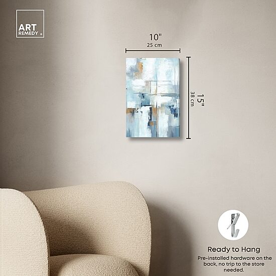 ART REMEDY® "House Of Lines Ii " Giclee Abstract Canvas Art