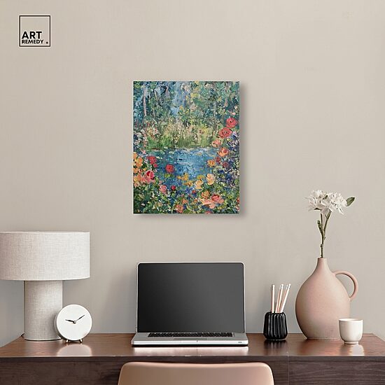 ART REMEDY® "Serene Escape" Giclee Floral And Botanical Canvas Art