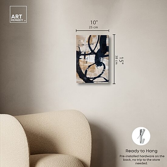 ART REMEDY® "Flowing Ii" Giclee Abstract Canvas Art