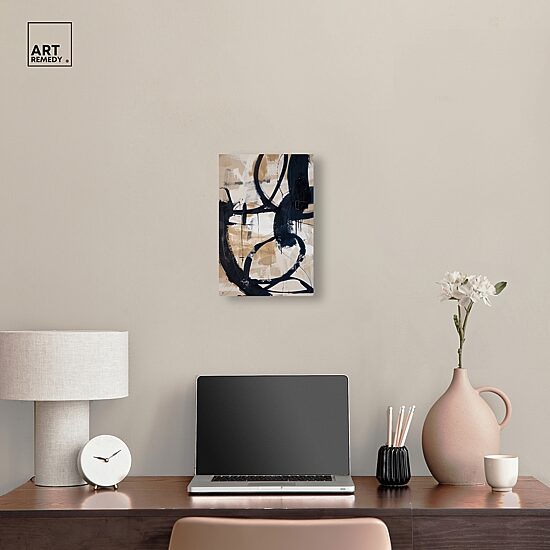 ART REMEDY® "Flowing Ii" Giclee Abstract Canvas Art