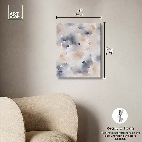 ART REMEDY® "Fluff And Cotton" Giclee Abstract Canvas Art
