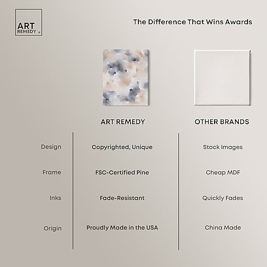 ART REMEDY® "Fluff And Cotton" Giclee Abstract Canvas Art