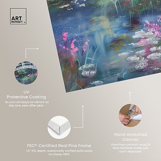 ART REMEDY® "Hidden Garden" Giclee Floral And Botanical Canvas Art