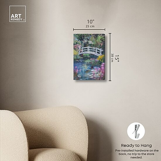 ART REMEDY® "Hidden Garden" Giclee Floral And Botanical Canvas Art