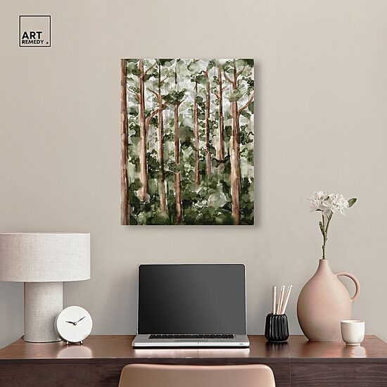 ART REMEDY® "Wildy Forest" Giclee Nature And Landscape Canvas Art