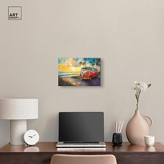 ART REMEDY® "Memories At The Beach" Giclee Entertainment And Hobbies Canvas Art