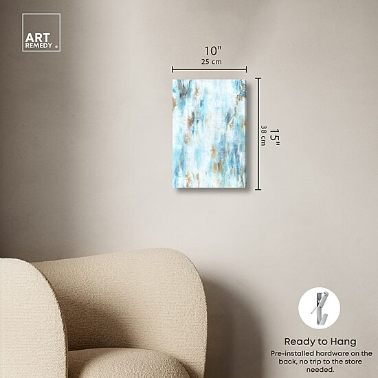 ART REMEDY® "Textured Shades" Giclee Abstract Canvas Art