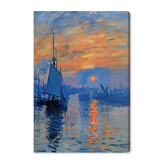 ART REMEDY® "Till Dusk" Giclee Nautical And Coastal Canvas Art