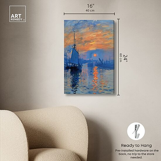 ART REMEDY® "Till Dusk" Giclee Nautical And Coastal Canvas Art