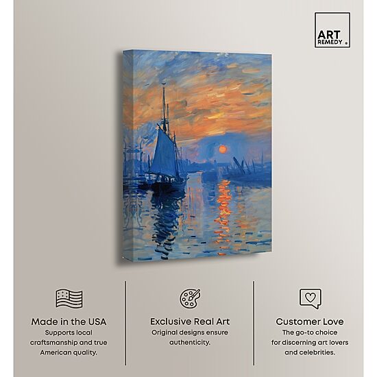 ART REMEDY® "Till Dusk" Giclee Nautical And Coastal Canvas Art