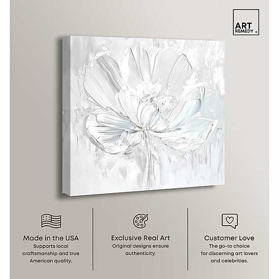 ART REMEDY® "Magnolia Ii" Giclee Floral And Botanical Canvas Art