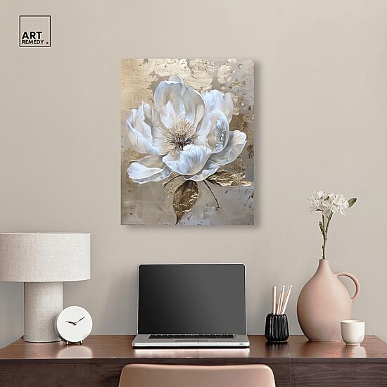 ART REMEDY® "Athenas Flower" Giclee Classic And Figurative Canvas Art