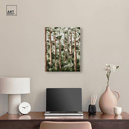 ART REMEDY® "Wildy Forest" Giclee Nature And Landscape Canvas Art
