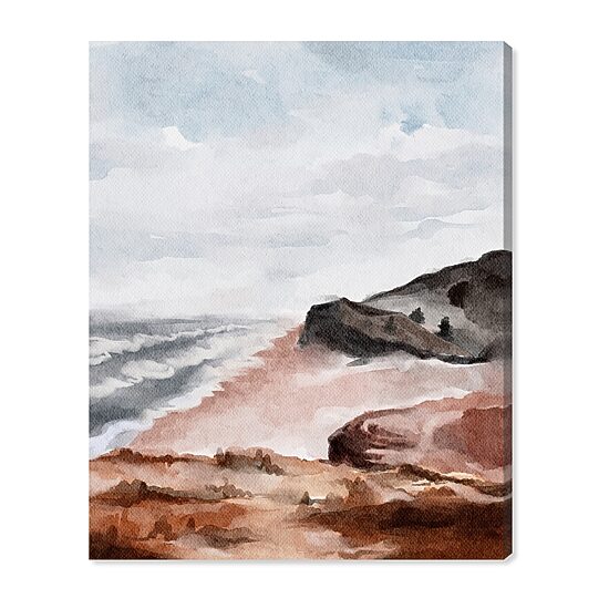 ART REMEDY® "Close To The Harbour" Giclee Nature And Landscape Canvas Art