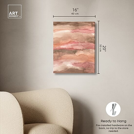 ART REMEDY® "Loose Powder" Giclee Abstract Canvas Art