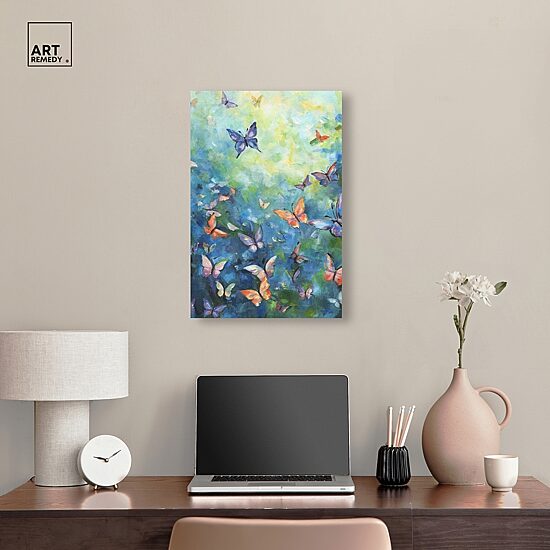 ART REMEDY® "Aesthetic Butterflies" Giclee Animals Canvas Art