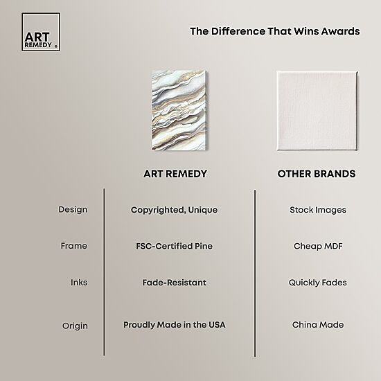 ART REMEDY® "Neutral Lines I" Giclee Abstract Canvas Art