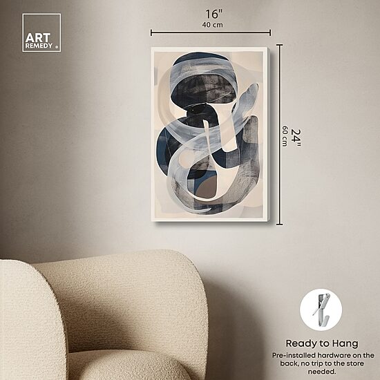 ART REMEDY® "Slither" Giclee Abstract Canvas Art