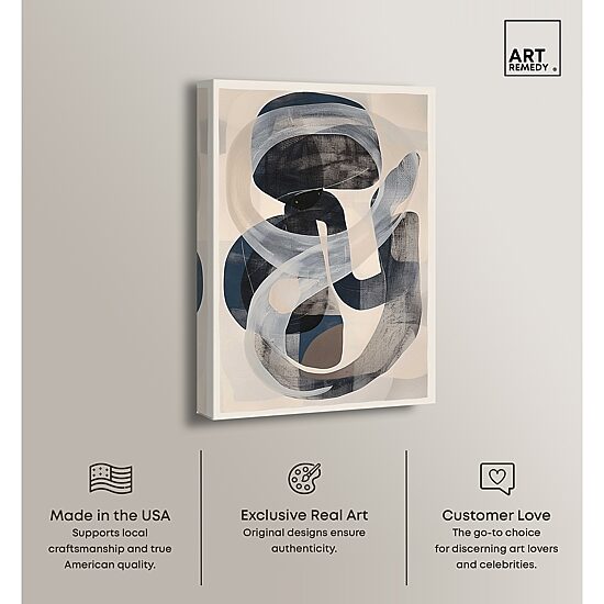 ART REMEDY® "Slither" Giclee Abstract Canvas Art