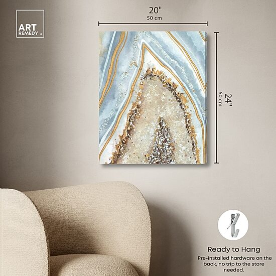 ART REMEDY® "Clarity Art" Giclee Abstract Canvas Art