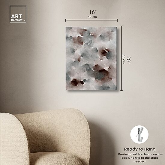 ART REMEDY® "The Winter February" Giclee Abstract Canvas Art