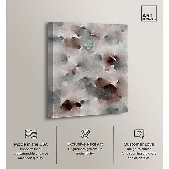 ART REMEDY® "The Winter February" Giclee Abstract Canvas Art
