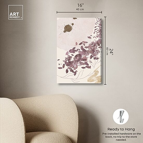 ART REMEDY® "Golden Vineyards" Giclee Abstract Canvas Art