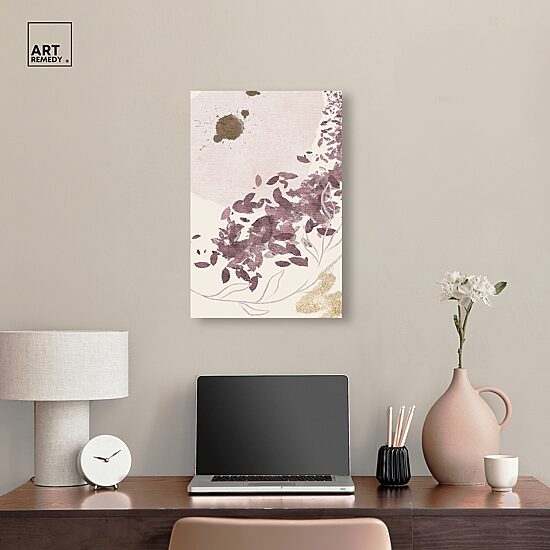 ART REMEDY® "Golden Vineyards" Giclee Abstract Canvas Art