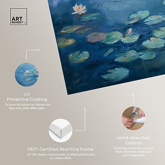 ART REMEDY® "Morning Dew Panoramic" Giclee Classic And Figurative Canvas Art