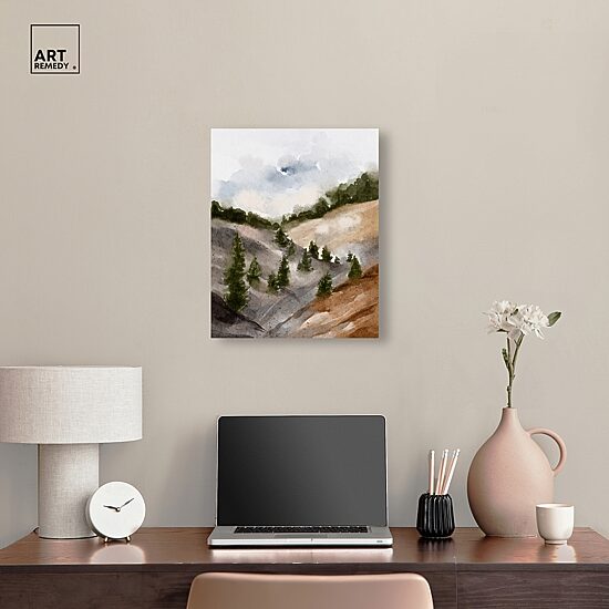 ART REMEDY® "Looks Closer But Is Far" Giclee Nature And Landscape Canvas Art