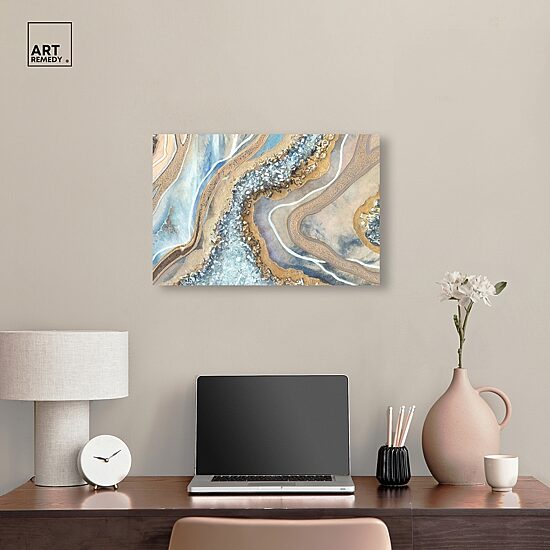 ART REMEDY® "The Luxurious Geode" Giclee Abstract Canvas Art