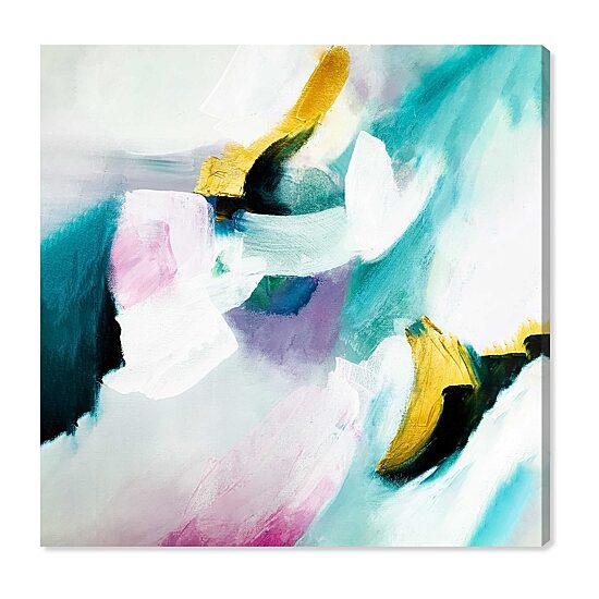 ART REMEDY® "Still Violas Ii" Giclee Abstract Canvas Art